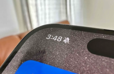 安宁苹果15pro维修站分享如何隐藏iPhone15Pro上静音铃声图标 
